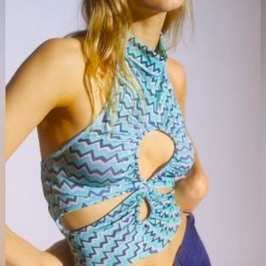 UO Cherie Keyhole Tank Top